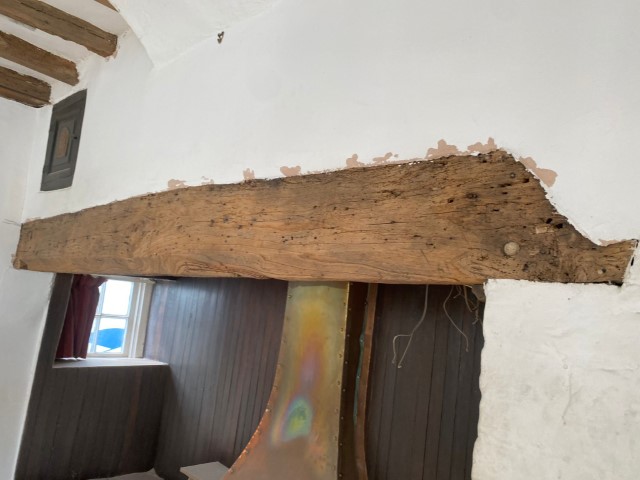 wood clean Spray Foam Removal by Polarblast